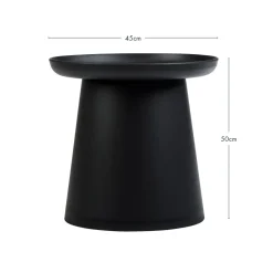 Airlie Black Outdoor Side Table