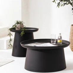 Airlie Black Outdoor Side Table