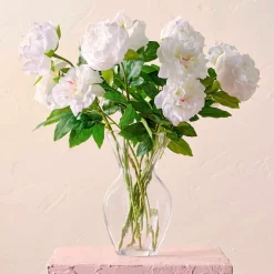 Annabelle White Artificial Flower Bouquet