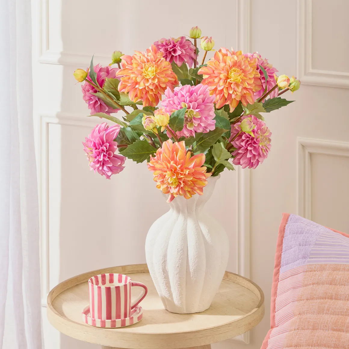 Artificial Dahlia Flower Stem