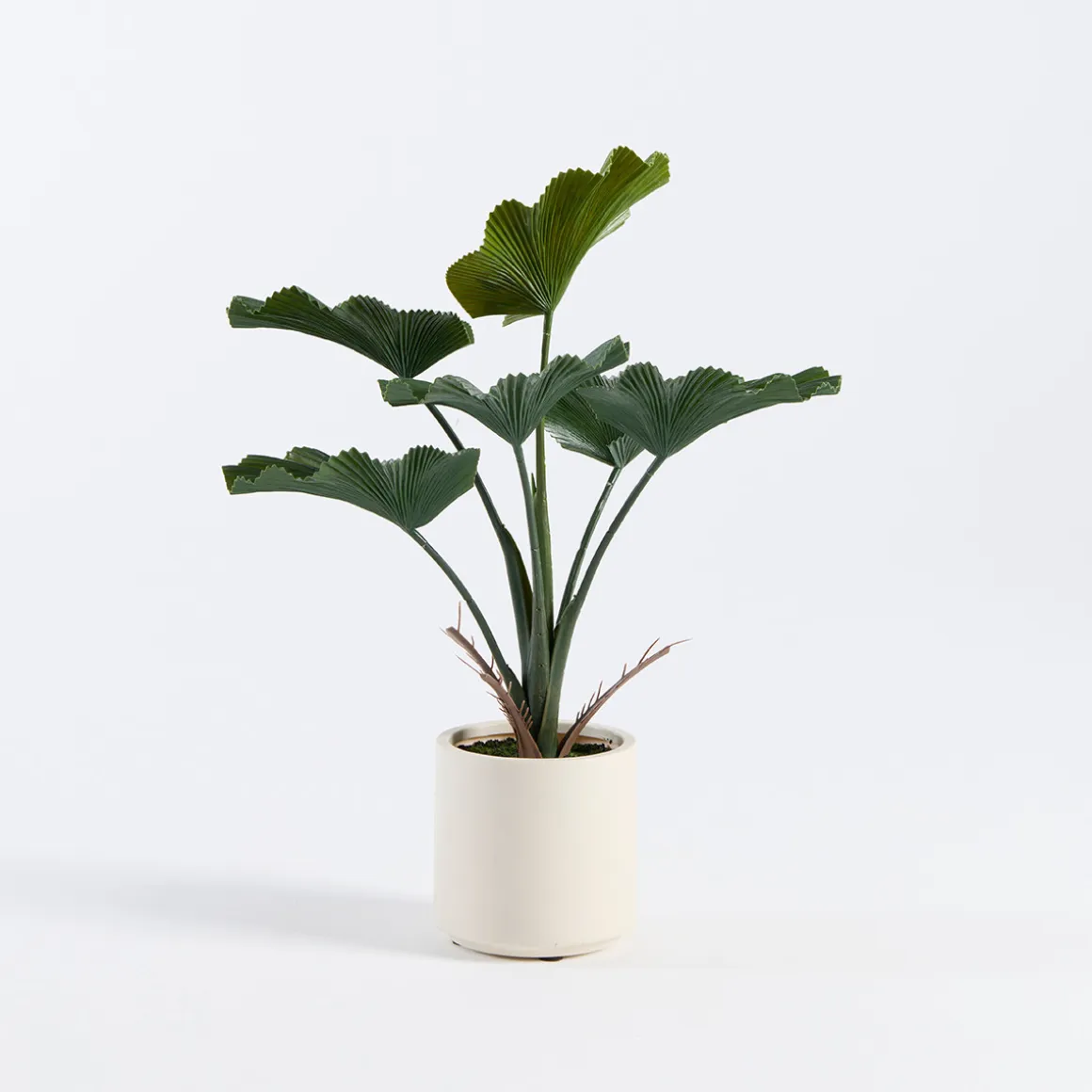Artificial Potted Fan Palm