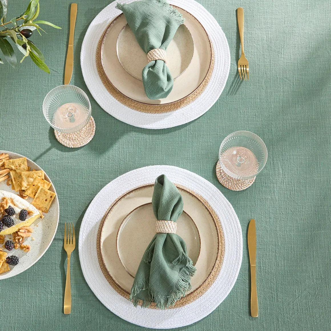 Ashra Fringed Napkin Set of 4