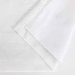 Aspen White Room Darkening Curtains Set of 2