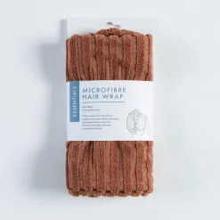 Auden Caramel Stripe Microfibre Towel Wrap Range