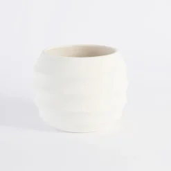 Auden Ribbed Decorative Pot