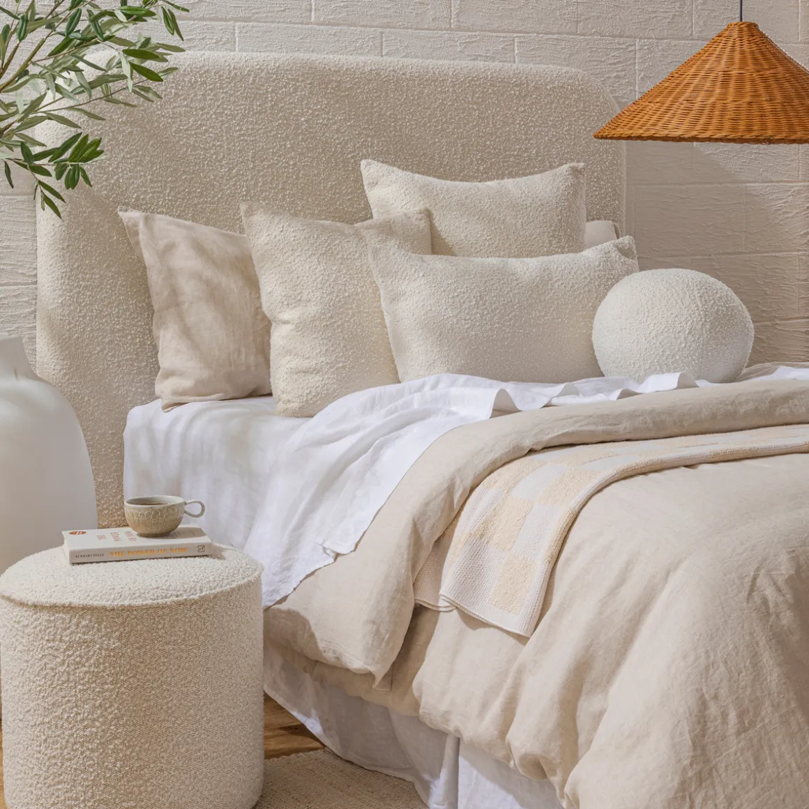 Ava Ball Boucle Cushion