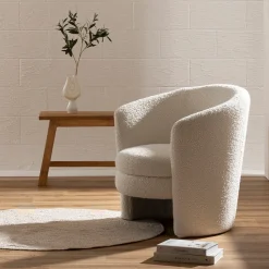 Ava Boucle Occasional Chair