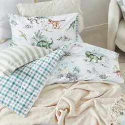 Bad To The Bone Dinosaur Quilt Cover Set