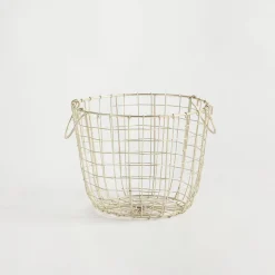 Bailey Gold Wire Basket