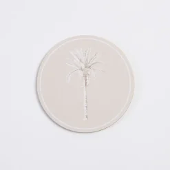 Bangalow Natural Palm Cork Coaster Set of 6