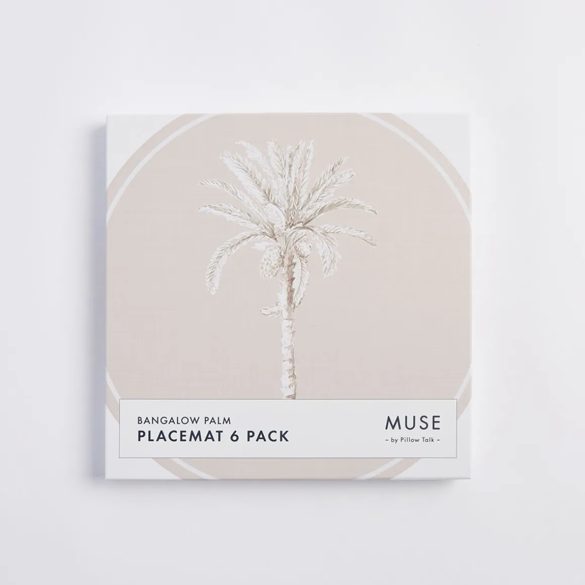 Bangalow Natural Palm Cork Placemat Set of 6