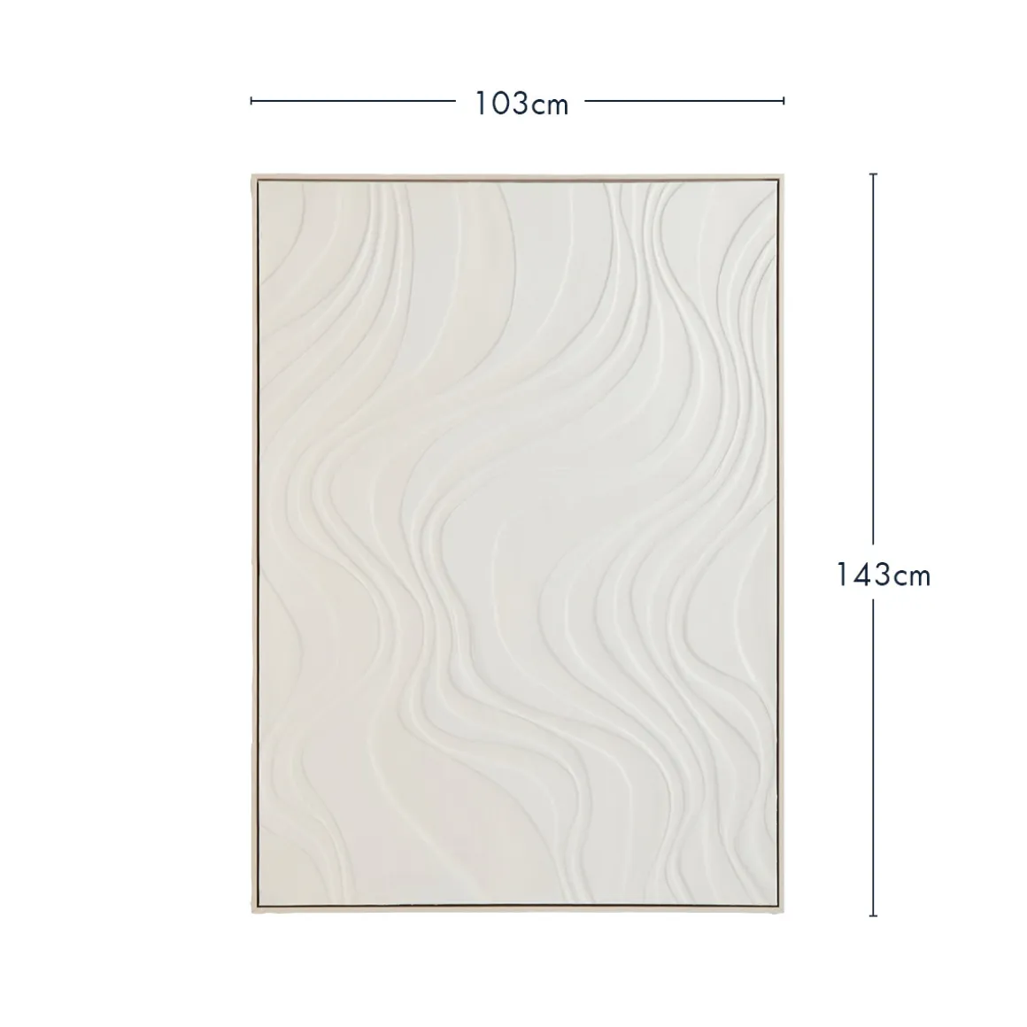 Barchan Framed Textured Wall Art