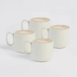 Bellevue Stoneware Mug Set of 4