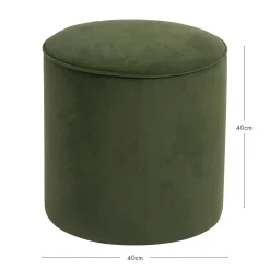Bentley Velvet Ottoman