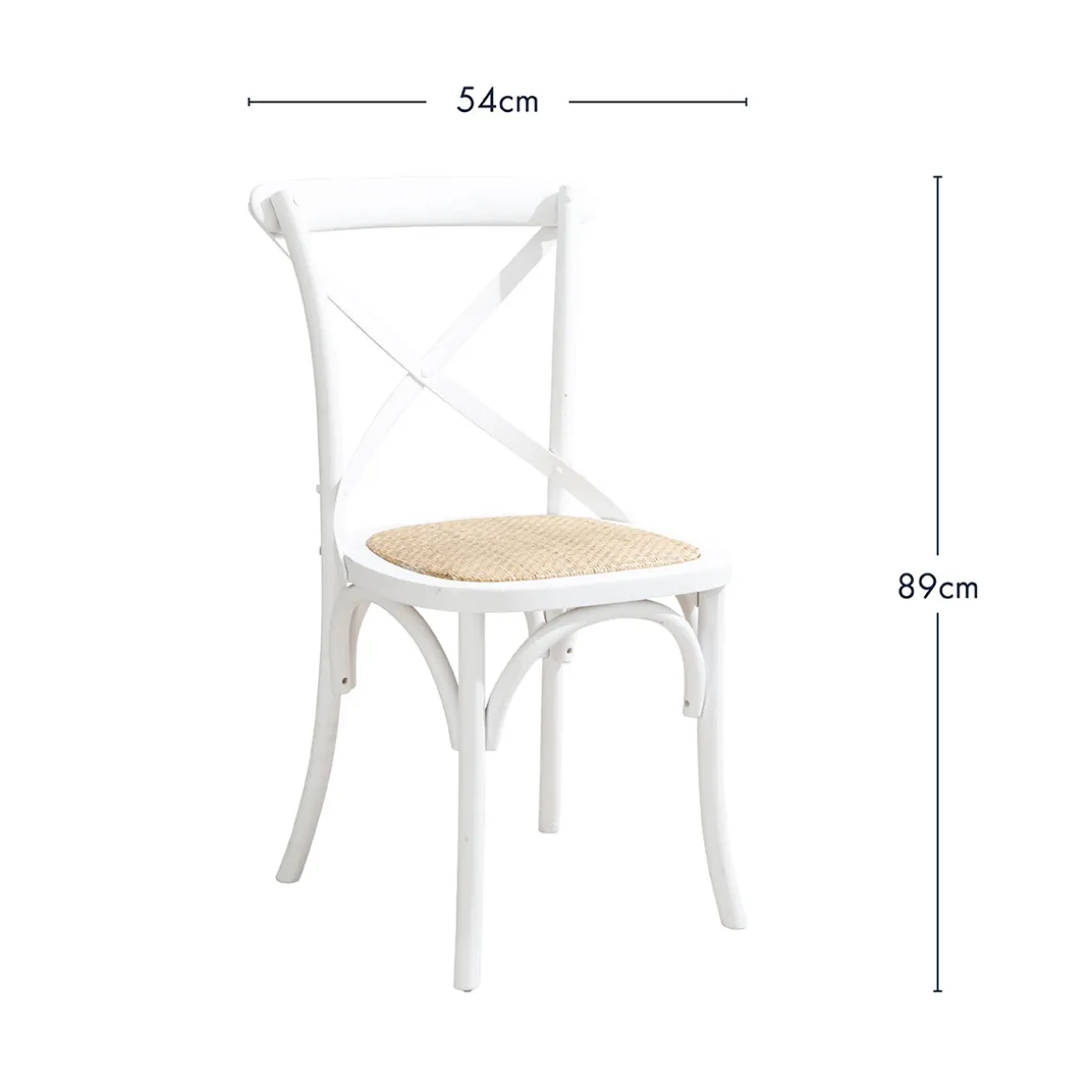 Bentwood Cross Back Dining Chair