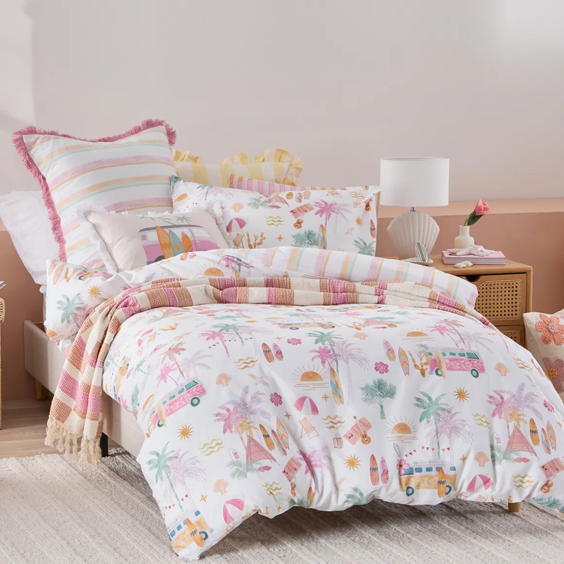 Bonny Hills Reversible Quilt Cover Set