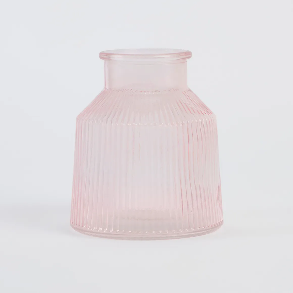 Boston Ribbed Glass Vase