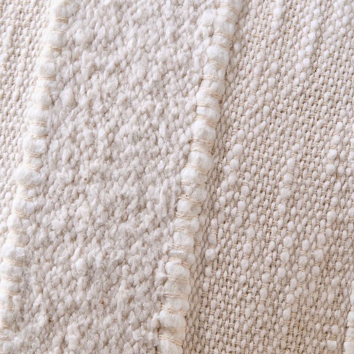 Cali Striped Boucle Square Cushion