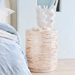 Celeste Capiz Side Table