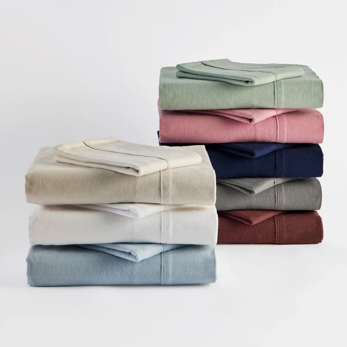 Charcoal Cotton Flannelette Sheet Set