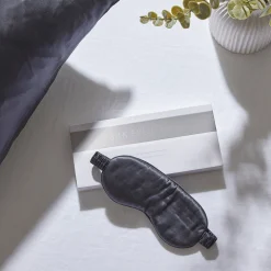 Charcoal Mulberry Silk Eye Mask