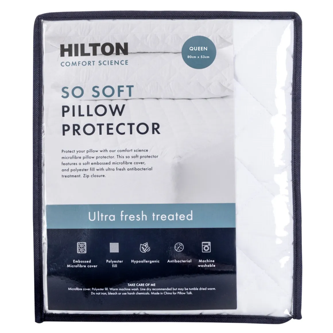 Comfort Science So Soft Queen Pillow Protector