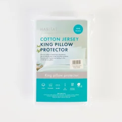 Cotton Jersey King Pillow Protector