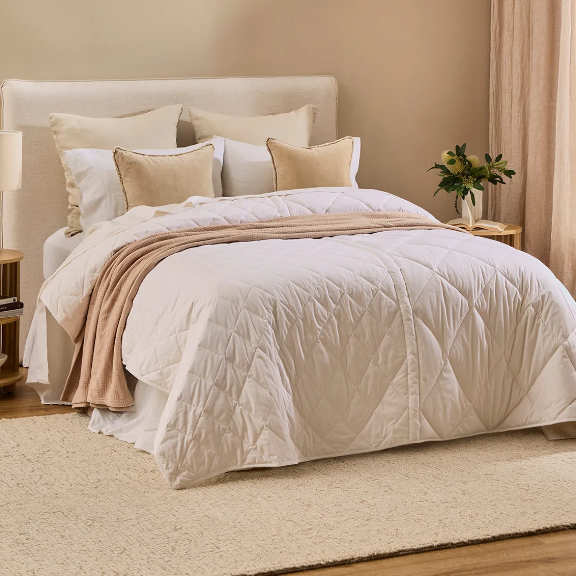 Couples Dual Zone Cotton Wool Quilt