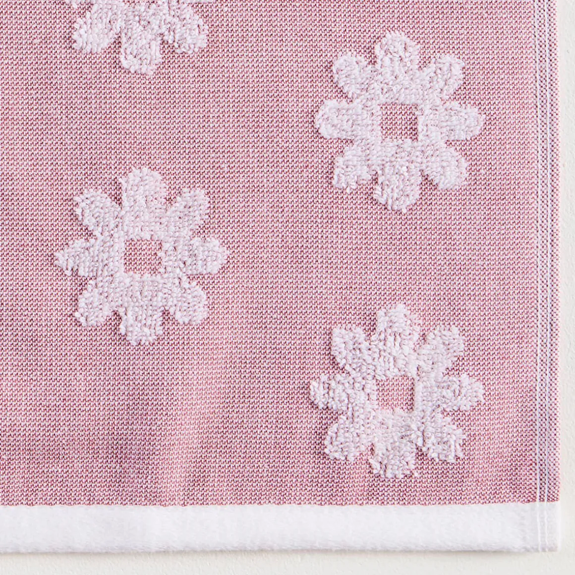 Daisy Pink Tea Towel Set of 2