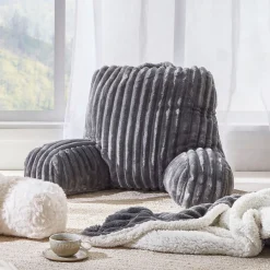 Denali Faux Fur Bed Rest Reading Pillow
