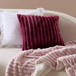 Denali Faux Fur Square Cushion