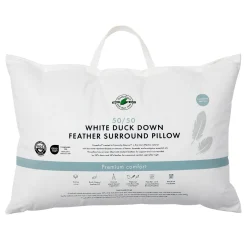 50/50 Duck Down Feather Surround Pillow