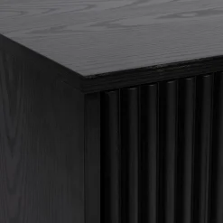 Dutton Black Bedside Table