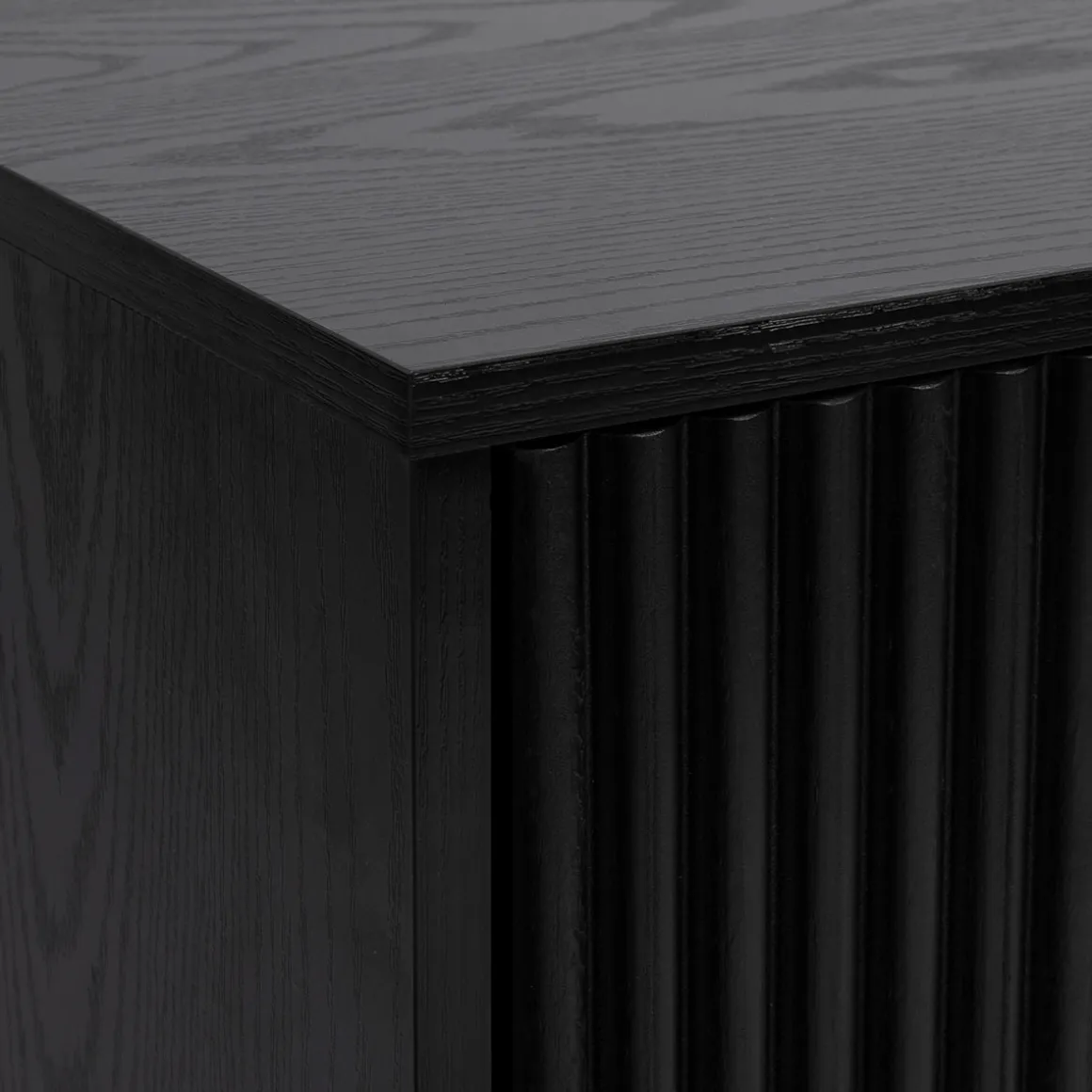 Dutton Black Bedside Table