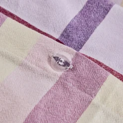 Ellah Reversible Check/Stripe Quilt Cover Set