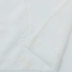 Ellie Bow Embroidered Sheer Curtain Set of 2