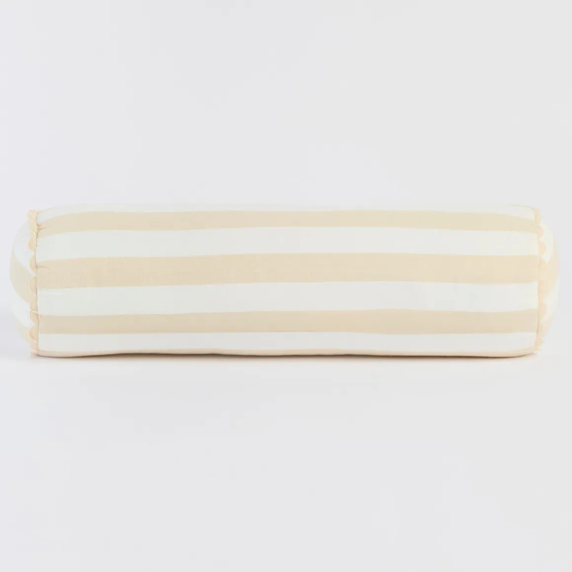 Elsie Striped Scallop Bolster Cushion