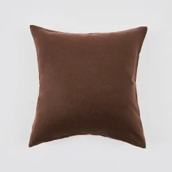 European Linen Chocolate European Pillowcase Pair