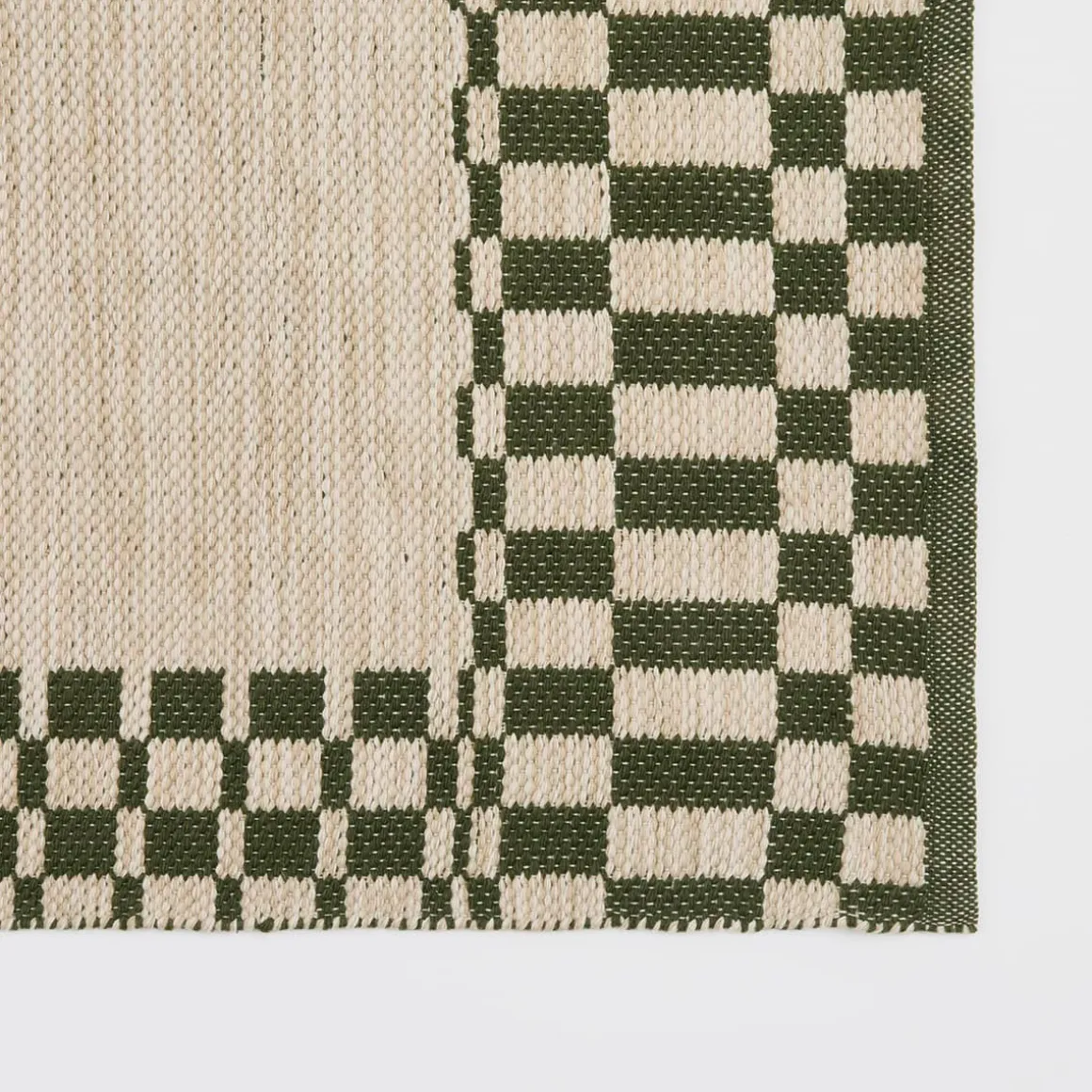 Finn Check Reversible Floor Rug