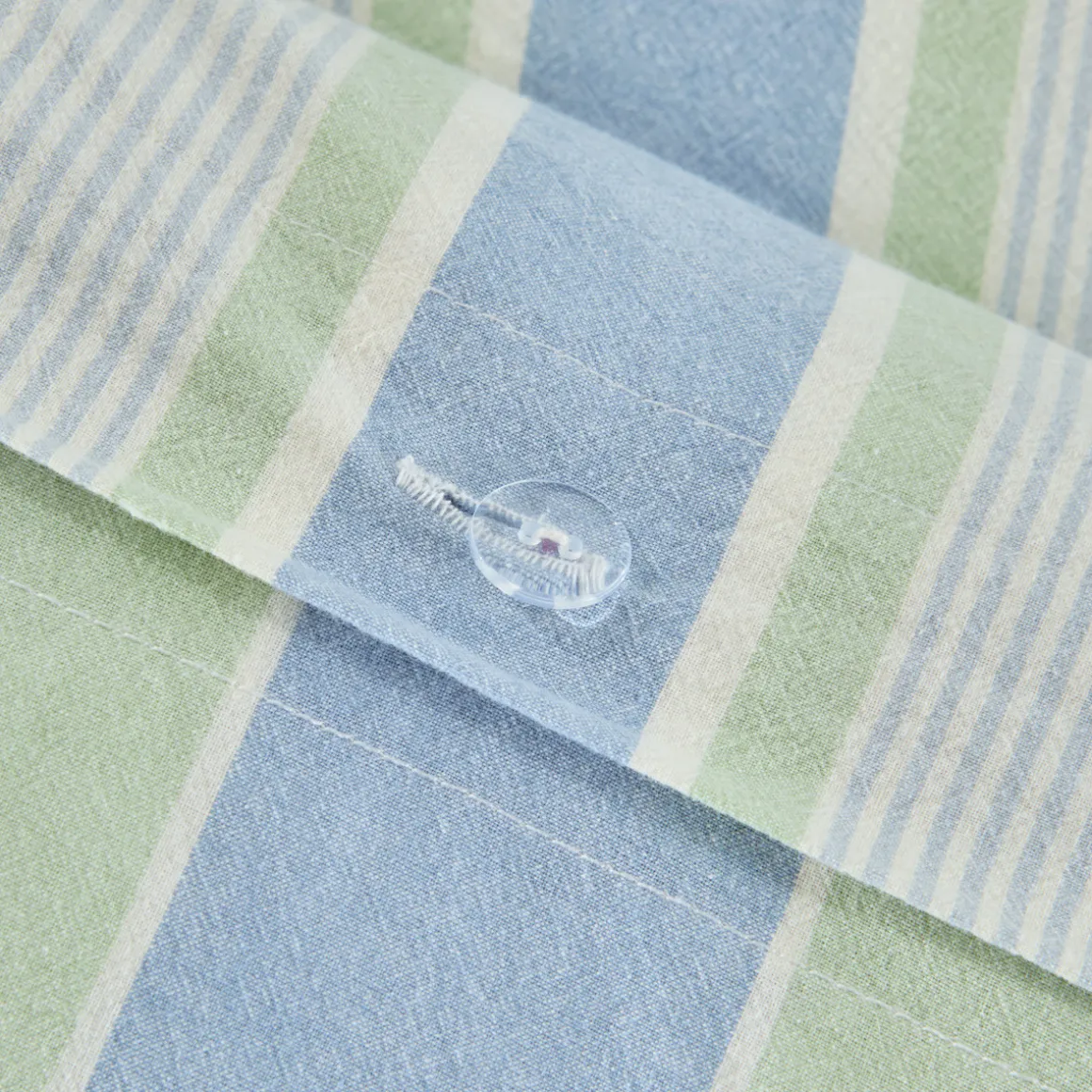 Finn Reversible Stripe Quilt Cover Set