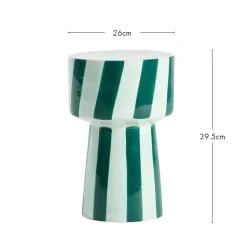 Flinn Stripe Side Table