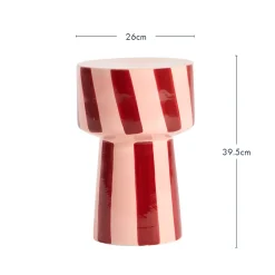 Flinn Stripe Side Table
