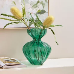 Florence Green Glass Vase
