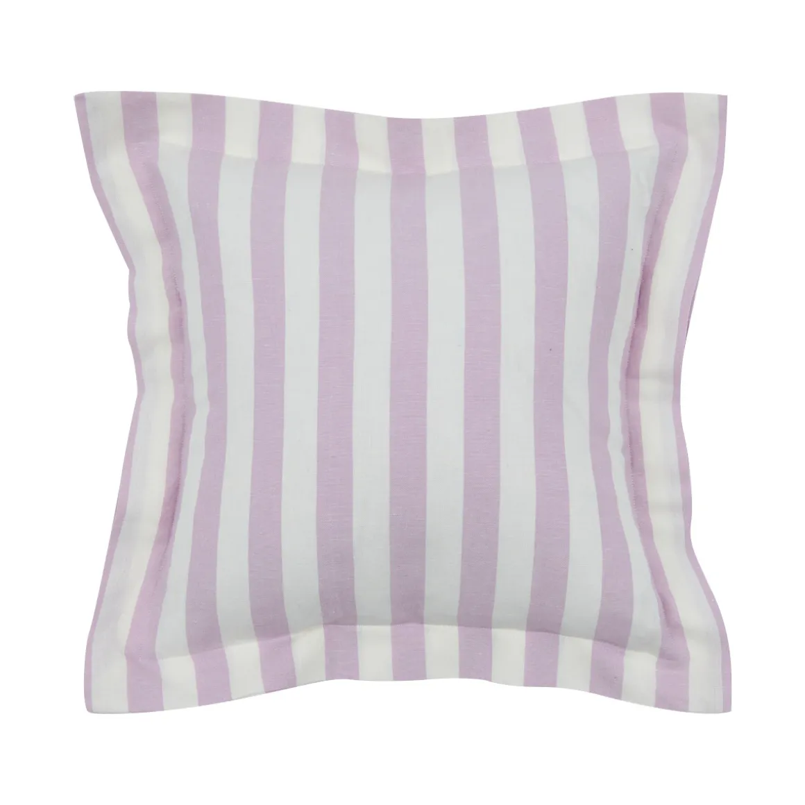 Frankie Mauve White Stripe Feather Cushion