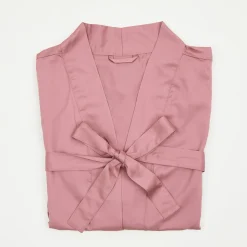 Freja Rose Pink Bamboo Cotton Kimono