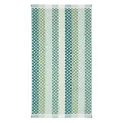 Gaia Green Check Popcorn Beach Towel