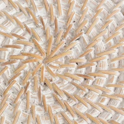 Grove Whitewash Coaster with Holder Set of 6