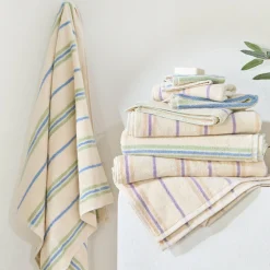 Harley Stripe Cotton Towel Range
