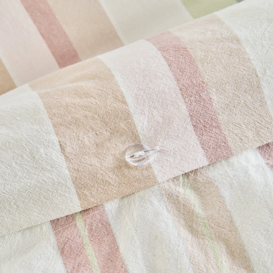 Junie Reversible Stripe Quilt Cover Set