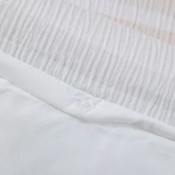 Juniper Stripe Natural Quilt Cover Set